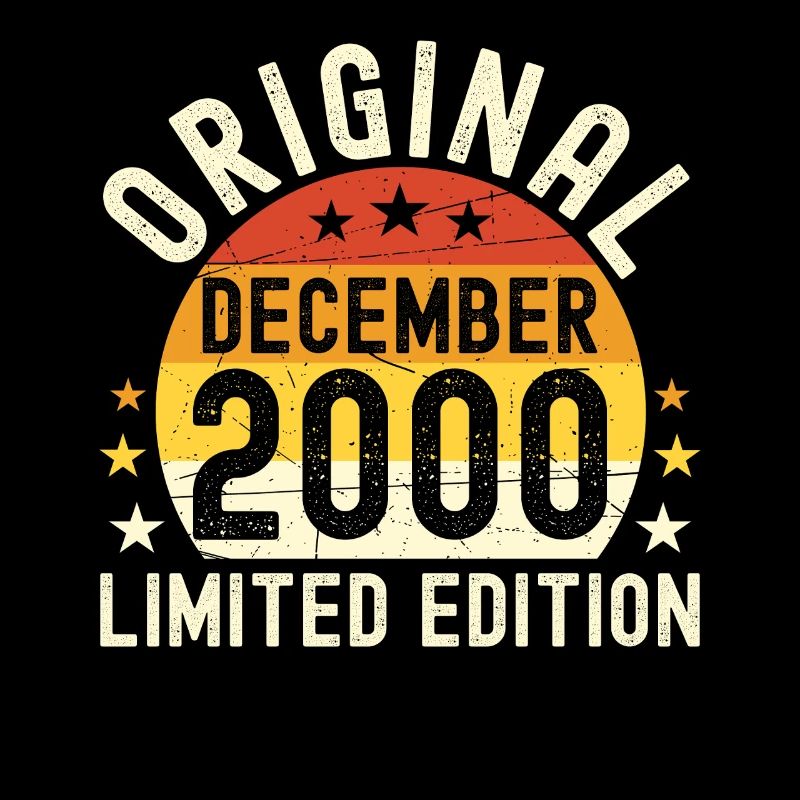 Anniversaire Décembre 2000 Original Vintage Cadeau