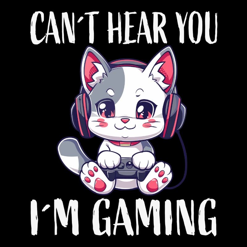 Gaming-Katze Kopfhörer