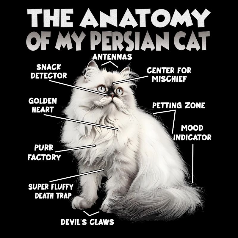 Perserkatze Geschenk  Katzenbesitzer Geschenkidee