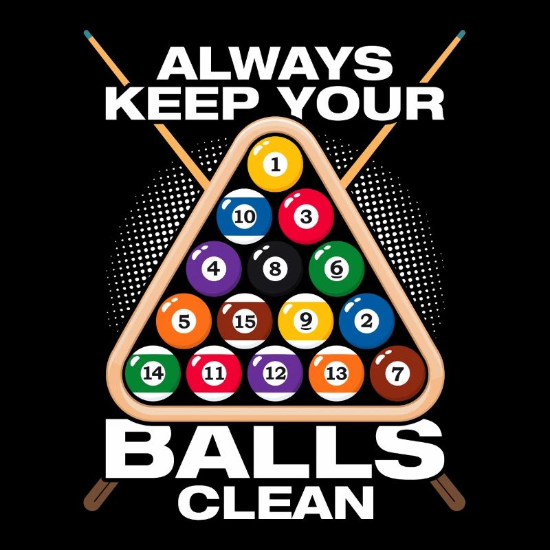Keep your balls funny billiards player