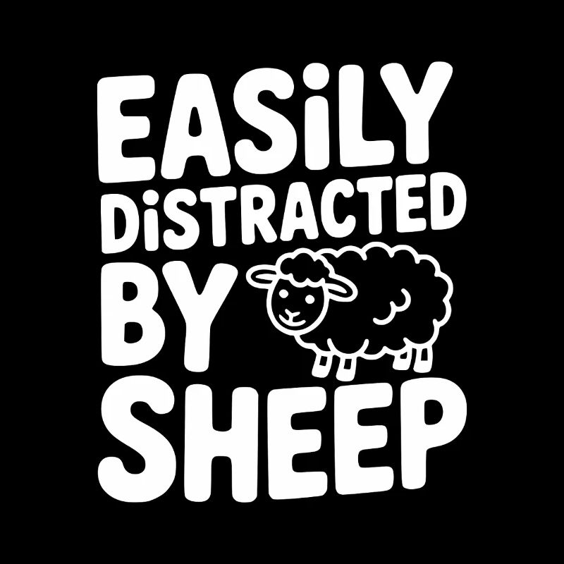 Facilement distrait par les moutons