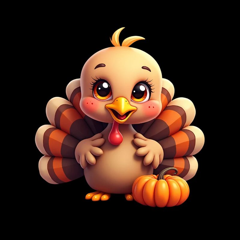 Bébé dinde de Thanksgiving
