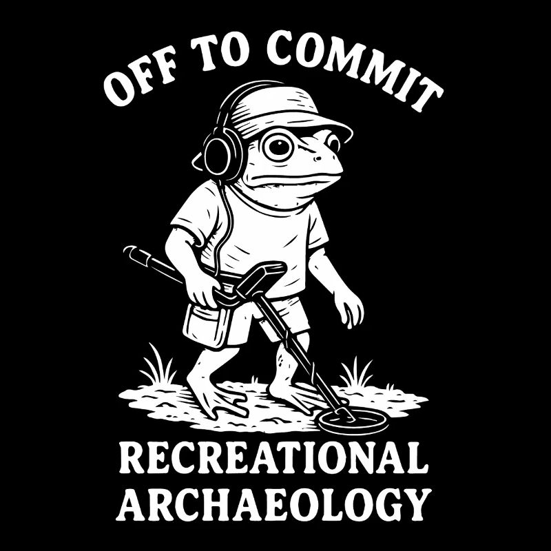 Off To Commit Recreational Archaeology Frog