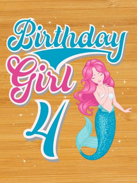 4th Birthday Mermaid