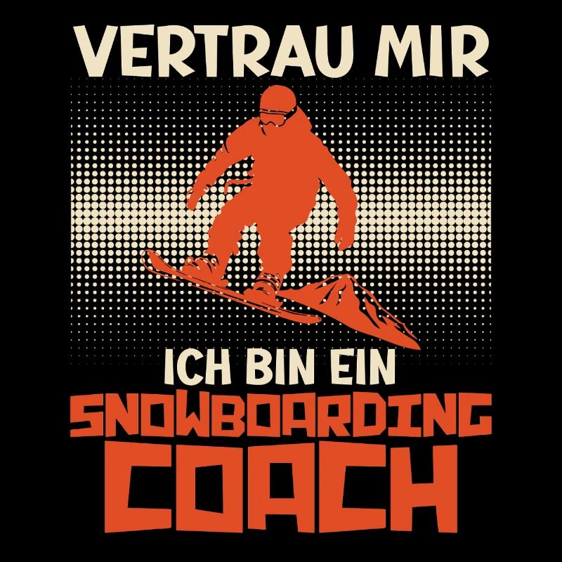 Snowboard Trainer VERTRAU MIR BIN DER SNOWBOARDING