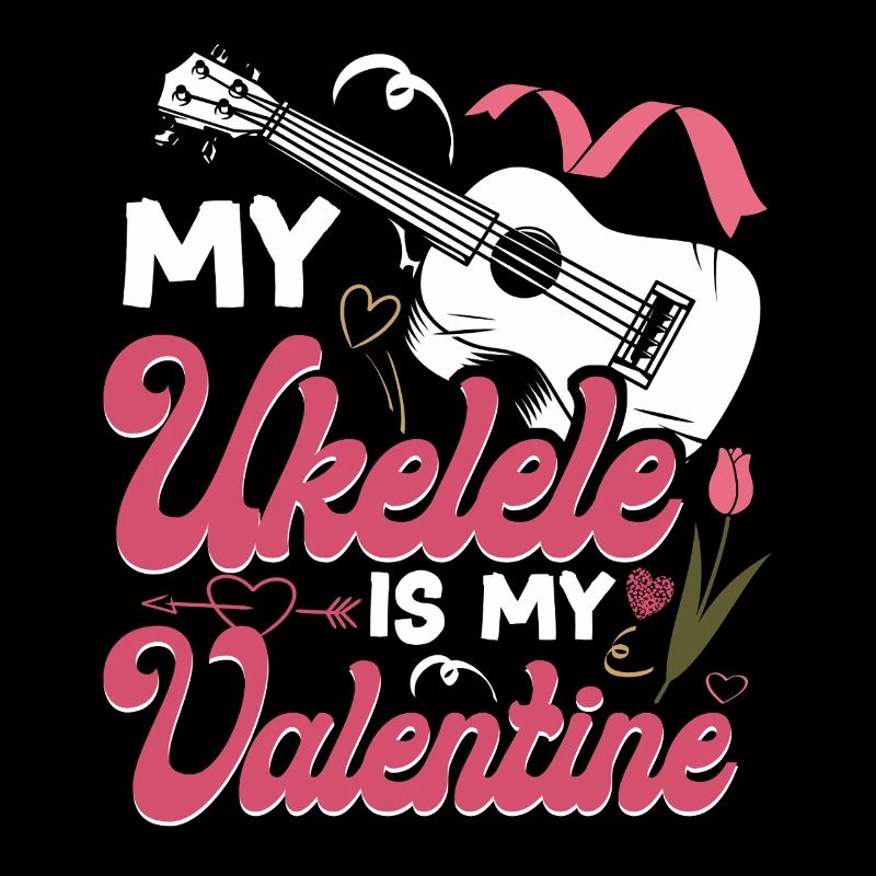Hawaiian Ukulele Uke Valentines