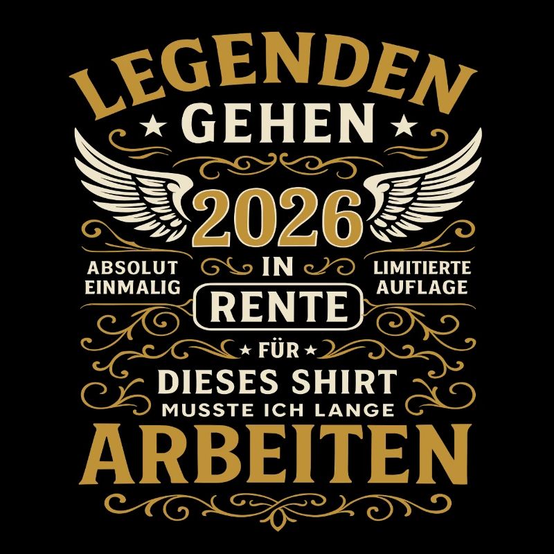Rente 2026, Legende arbeitet