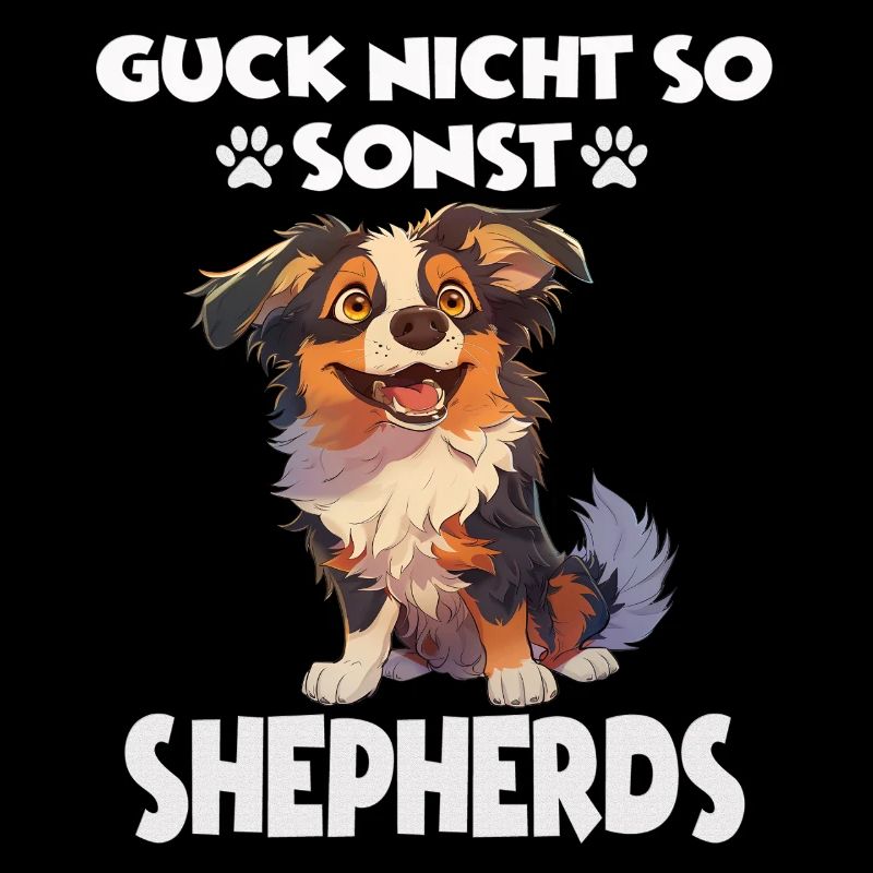 Hunde Sprüche Hundeliebhaber Geschenk Gassi AUSSIE