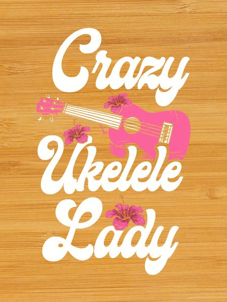 Hawaiian Ukulele Uke Crazy Ukulele