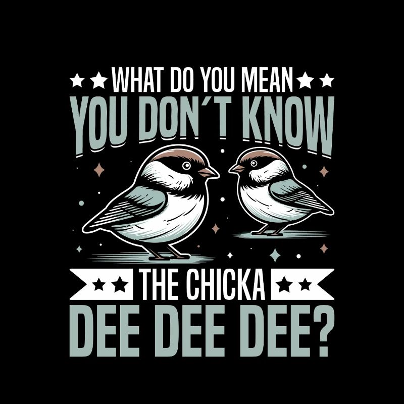  Chickadee Chick Birding Birder Stuffed Animal