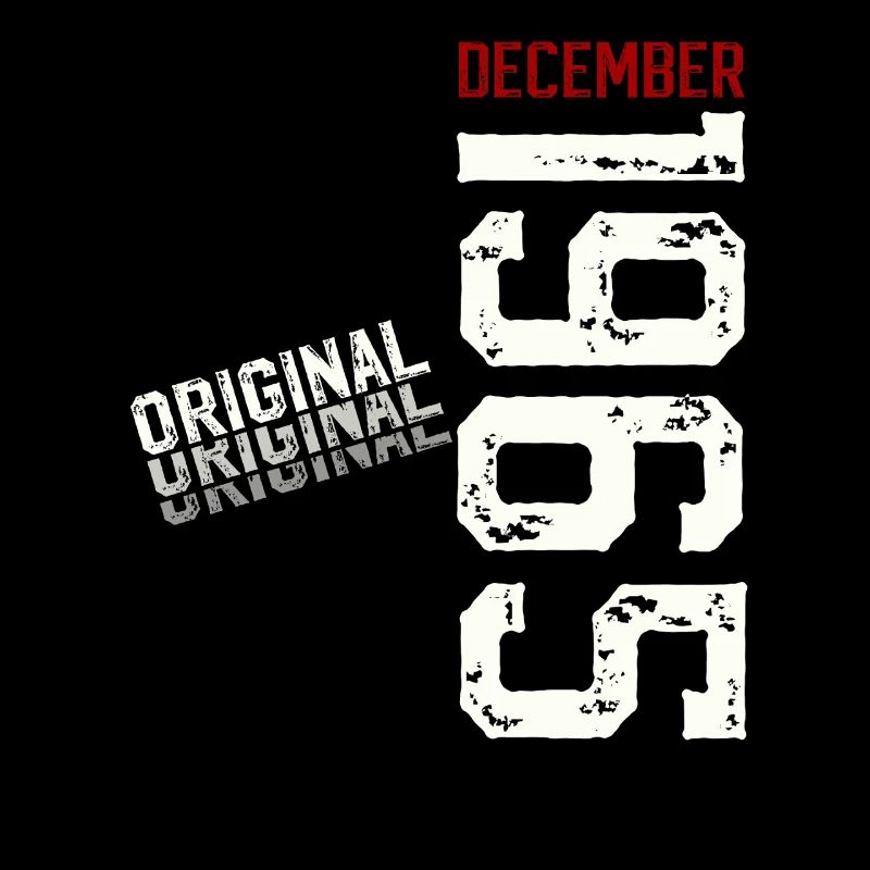60e anniversaire Original Décembre Millésime 1965