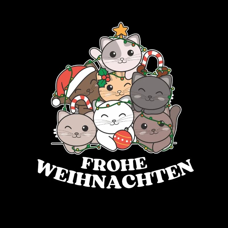 Joyeux Chat Chat Réveillon de Noël Chats