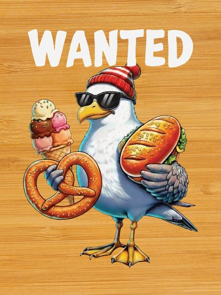 Gesucht Möwe Brezel Eiscreme
