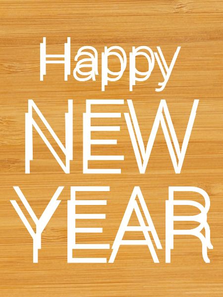 Happy New year text