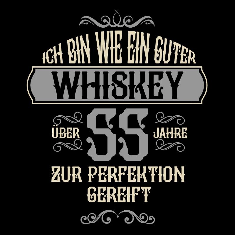 55. Geburtstag 55 Jahre alt Spruch Geschenk