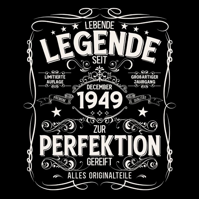 76e anniversaire Millésime décembre 1949