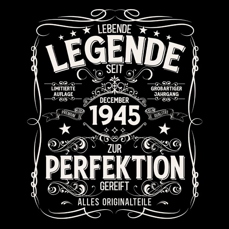 80e anniversaire Millésime décembre 1945