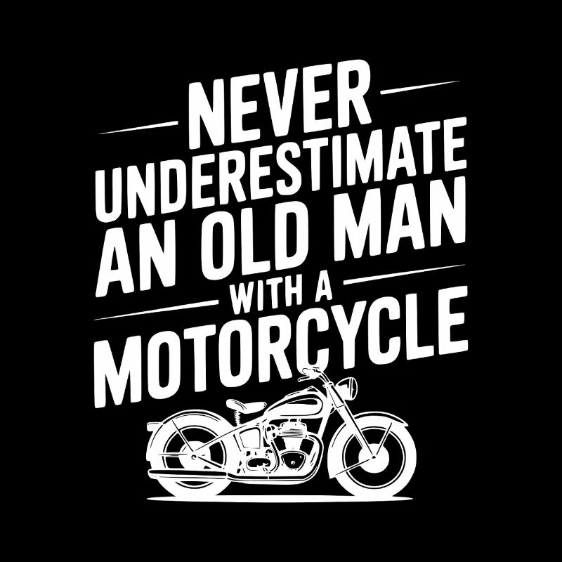 Never Underestimate an Old Man with a Motorcycle