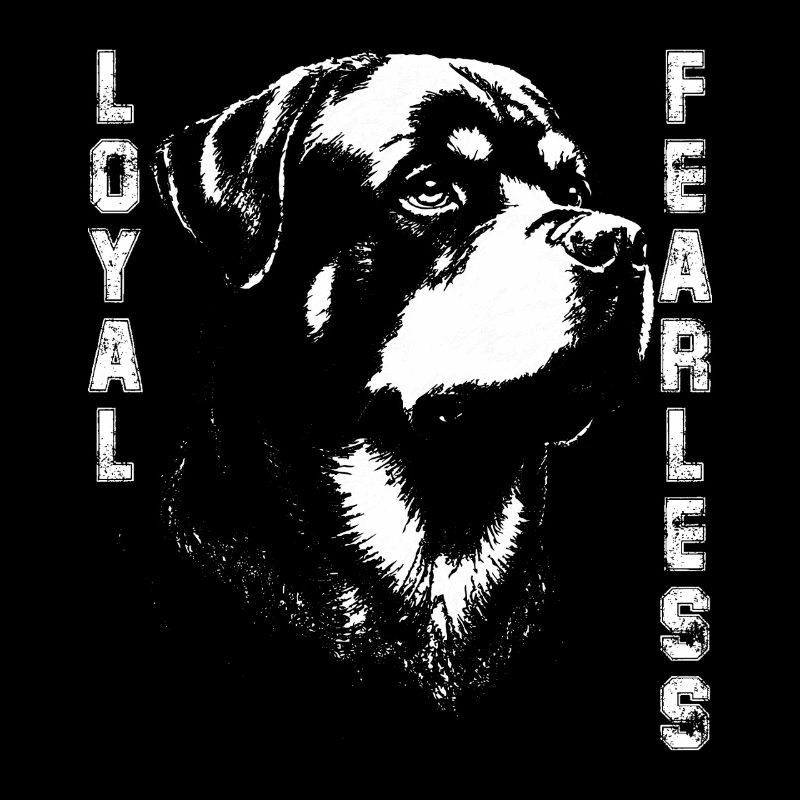 Chien Loyal Rottweiler 