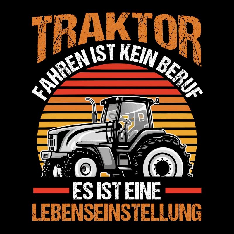 Trecker Landwirt Bauer Traktorfahrer Traktor
