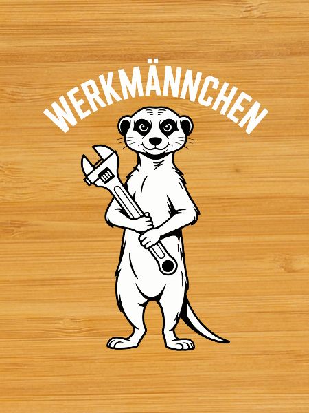 Erdmännchen Echter Heimwerker Mann Handwerker