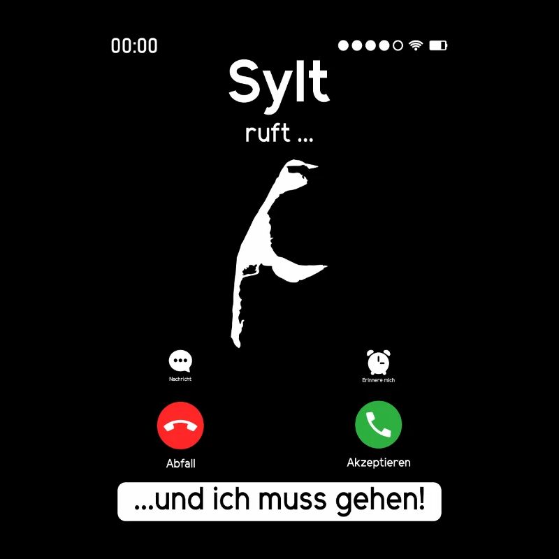 SYLT IS CALLING AND I HAVE TO GO Sylt Funny