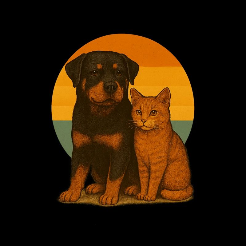 Rottweiler Cat