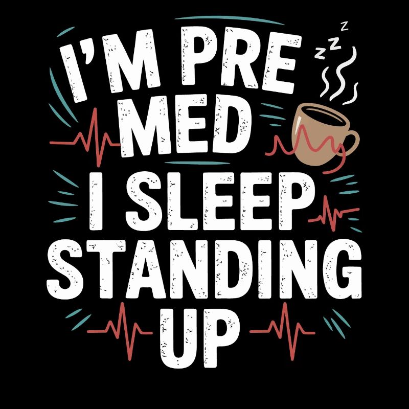 I am Premed: Sleeping Standing