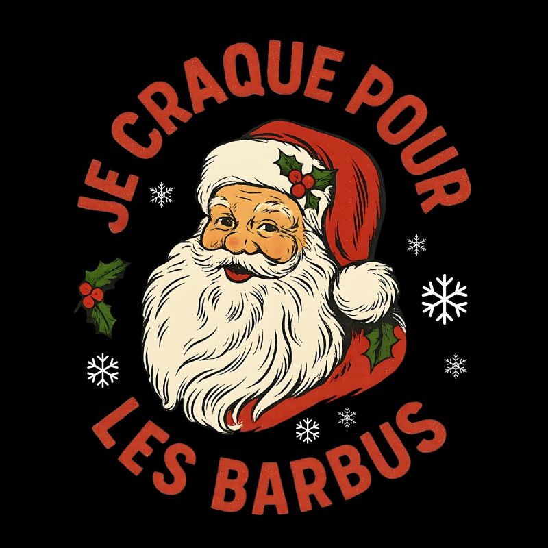 I'm crazy about vintage bearded Santas.