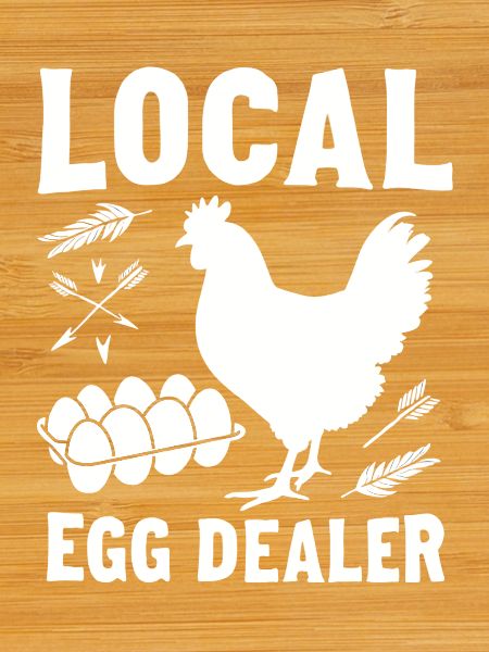 Local Egg Dealer Illustration