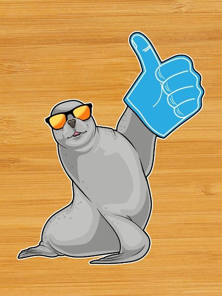 Seal thumbs up
