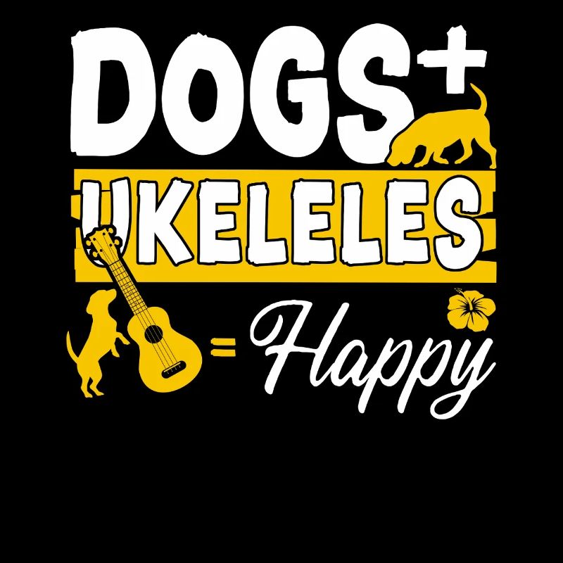 Hawaiian Ukulele Uke Dogs +