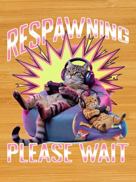 Chat gamer drôle