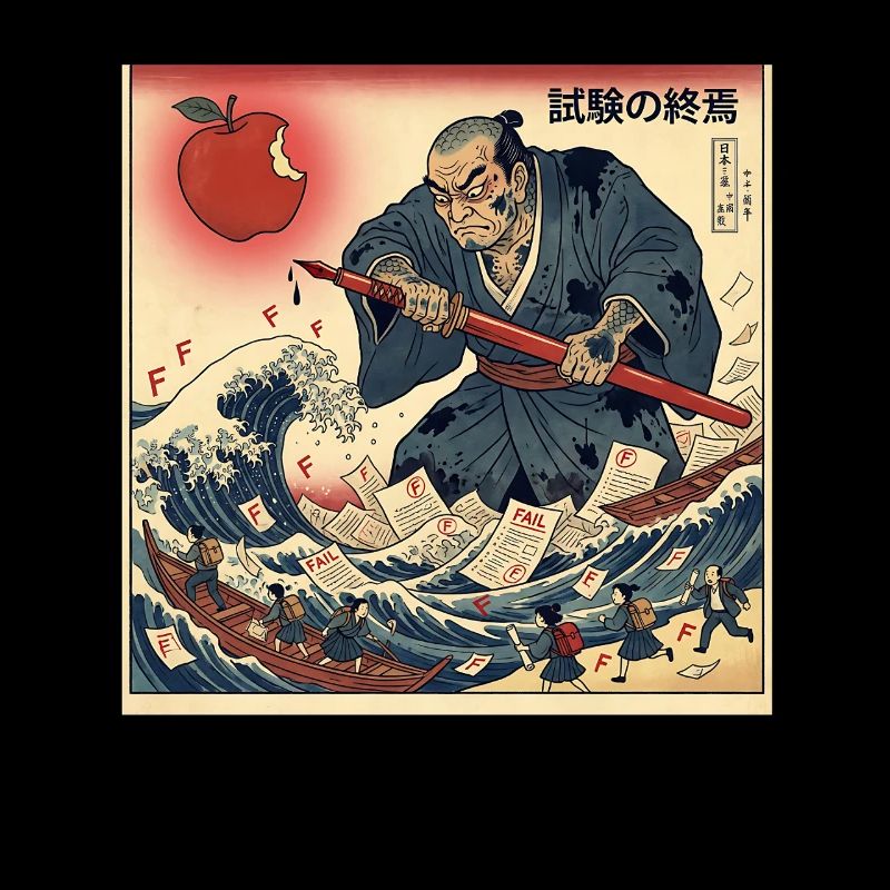 試験の終焉 Samurai Kampf Gegen Schulprüfungen