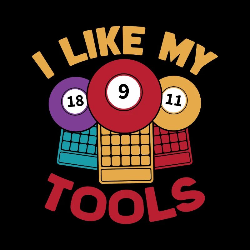 Bingo Game I Like My Tools Bingo