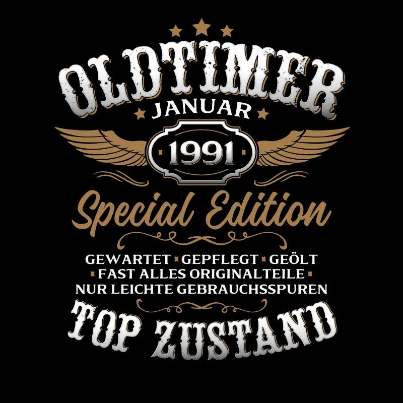 35. Geburtstag Geschenk Oldtimer Januar 1991