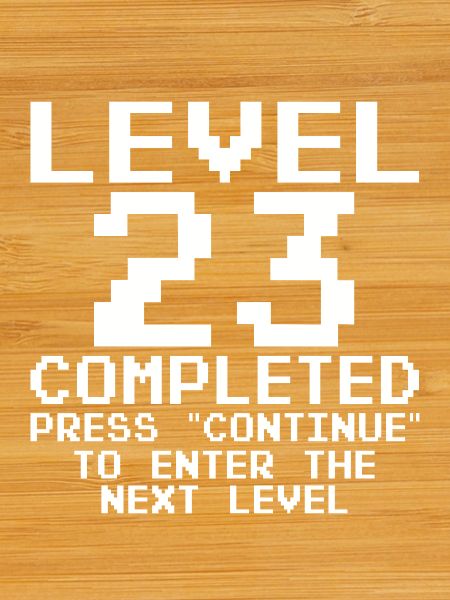Level 23 Completed Pixel Badge