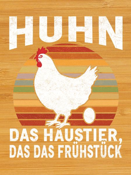 Humour Chicken Breakfast Rétro