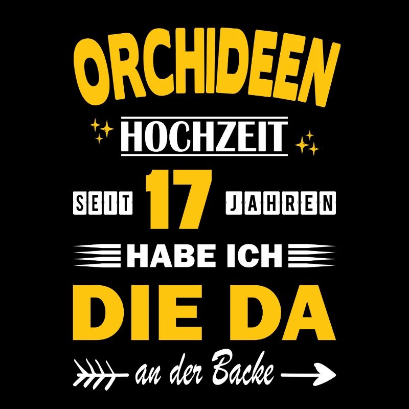 Orchideenhochzeit 17 Hochzeitstag Jahrestag Ehe