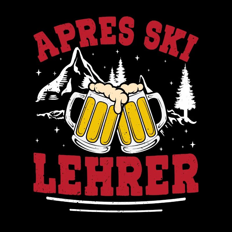 Skiing APRES-SKI INSTRUCTOR Party Fun