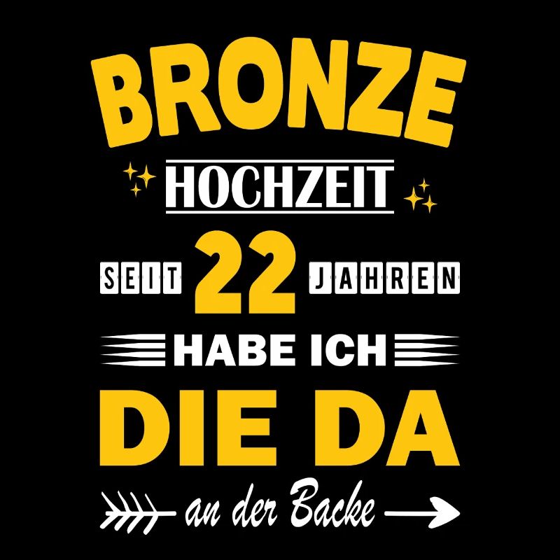 Mariage en bronze 22e anniversaire de mariage Mari