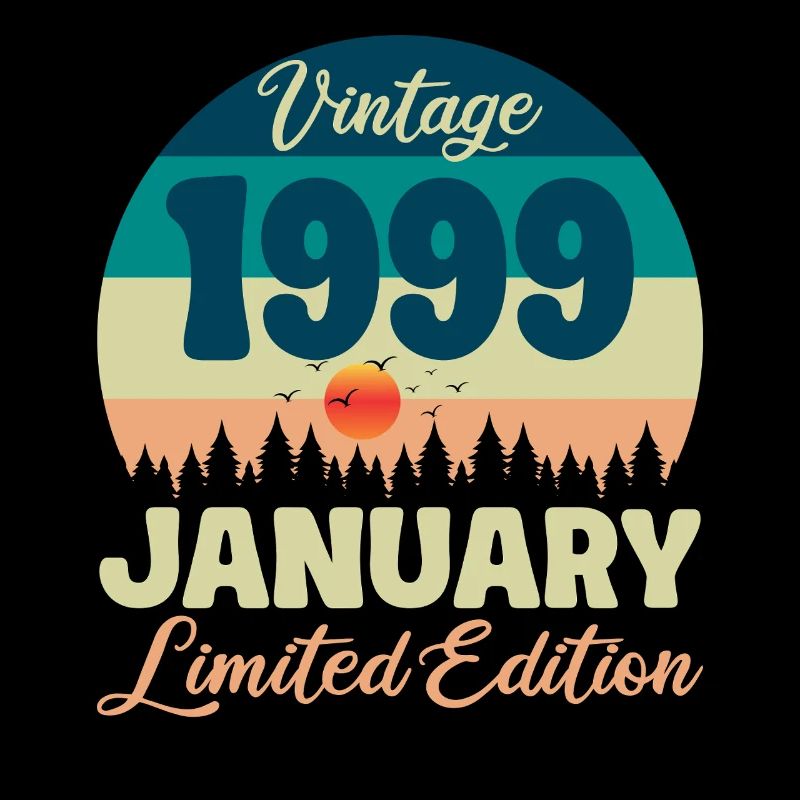 Birthday January 1999 Gift Vintage Limited
