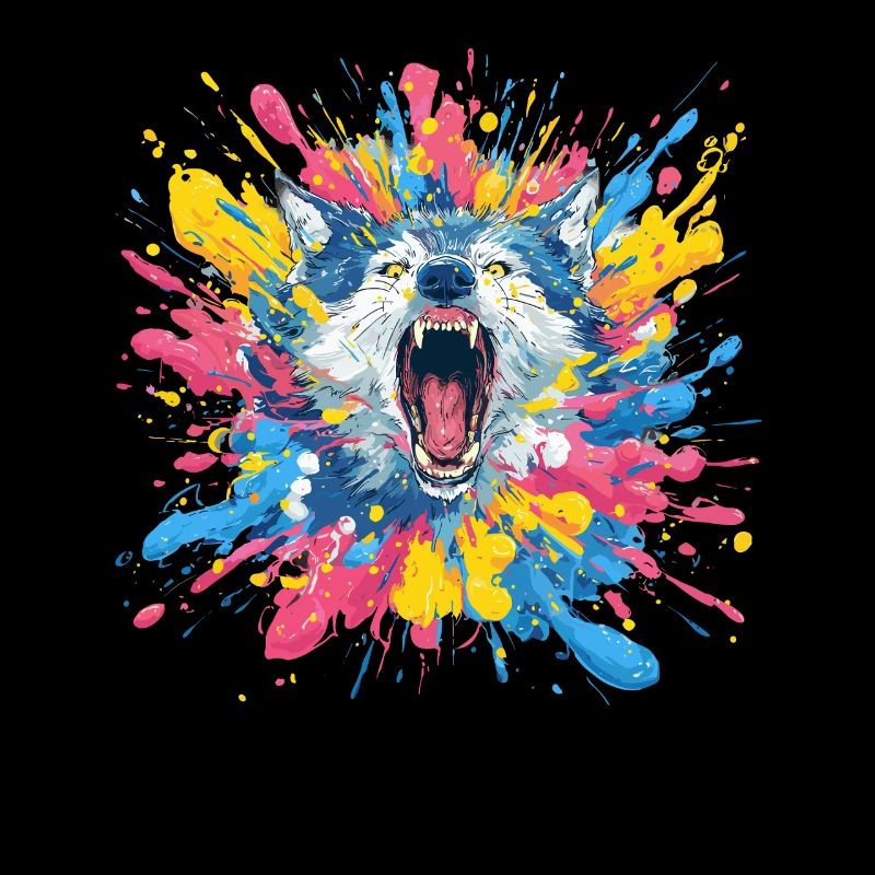 Wolfsruf in Farbschleuder