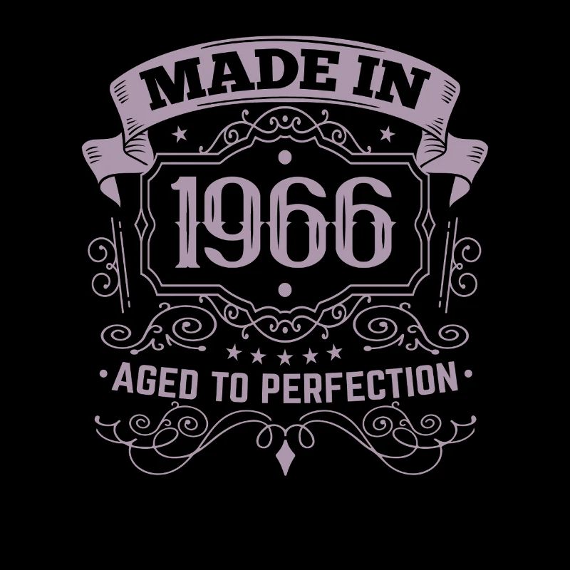 60e anniversaire Vintage 1966 Design