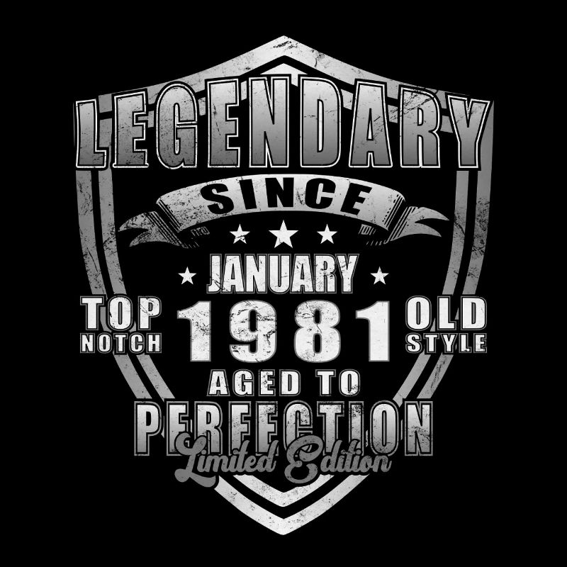 Janvier 1981 anniversaire janvier 1981 Janvier