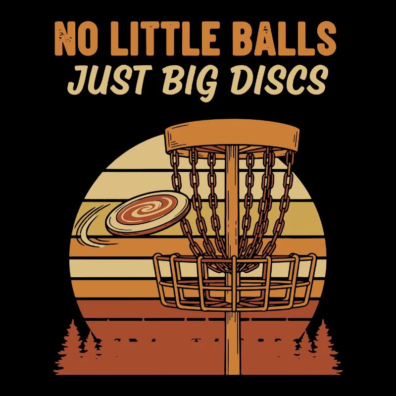 No Little Balls Just Big Discs Disc Golf Fun