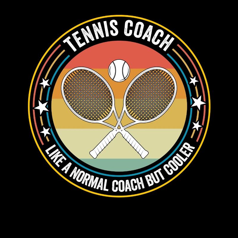 Coach de tennis comme un coach normal mais plus cool