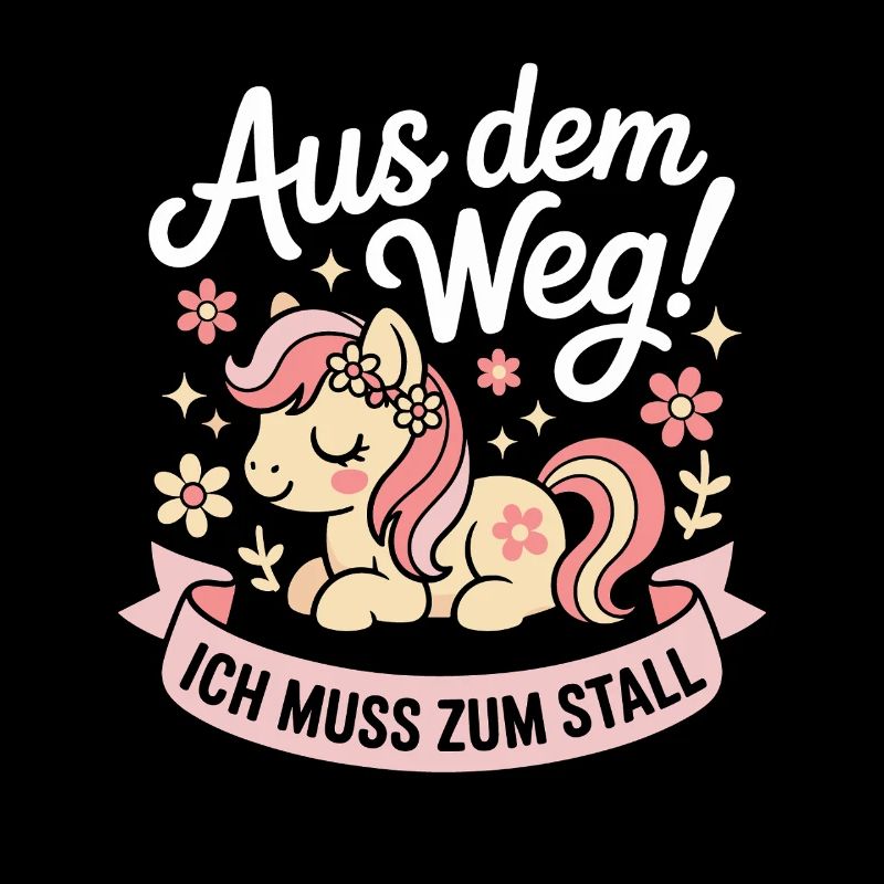 En s’écartant vers les chevaux des écuries