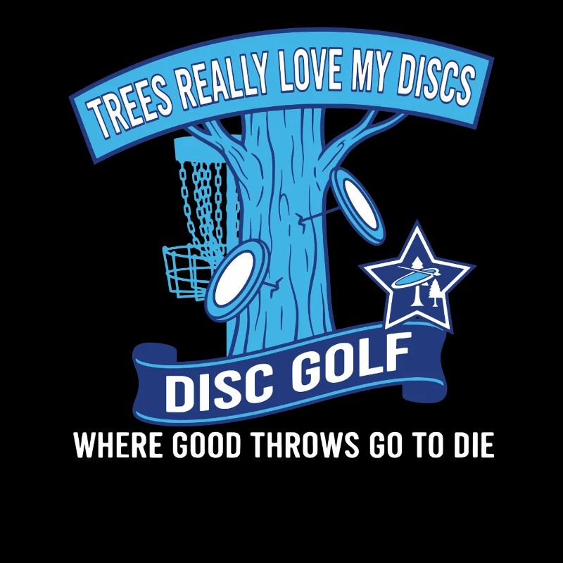 Les arbres adorent vraiment mes lancers de disc golf