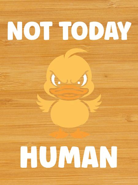Rebel Duck Not Human Today
